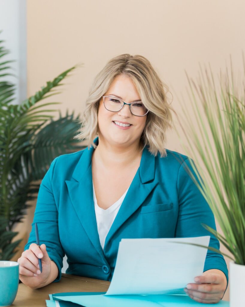 CenterFocus CPA reviewing financial documents at desk